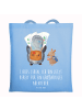 Mr. & Mrs. Panda Uni Tasche Pinguin & Maus Wanderer mit Spruch in Sky Blue