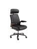 Angel Cerdá Büro-Drehstuhl 4212 in Schwarz / Stahl – (B)74 x (H)70 x (T)118 cm