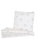 MCW Set Kuscheldecke mit Deko-Kissen Schnee, Standard