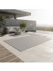 KADIMA DESIGN Teppich In-/Outdoor Flach Unifarben Polypropylen Balkon in Grau