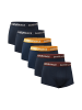 DANISH ENDURANCE Boxershorts Short Trunks in navy/orange/bordeaux