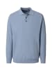 CASAMODA Polo-Shirt Langarm in Blau