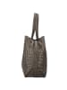 LIEBESKIND BERLIN Chelsea Croco Shopper Tasche Leder 48 cm in nori green