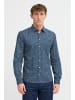 BLEND Kurzarmhemd BHAGGE Shirt in Blau