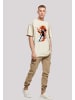 F4NT4STIC T-Shirt Basketball Splash Sport OVERSIZE TEE in sand