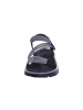 rieker Sandalen in schwarz/pazifik/weiss