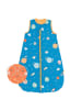 Schlummersack Babyschlafsack, 1.0 TOG in Blau-Gelb