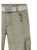 Timezone Wadenlange Cargo Shorts Gürtel Reißverschluss in Beige