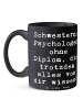 Mr. & Mrs. Panda Tasse Schwestern Psychologen mit Spruch in Schwarz