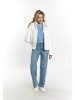 myMo Damen Leicht Wattierte Jacke in Wollweiss