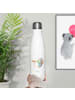 Mr. & Mrs. Panda Edelstahl Trinkflasche Pinguin Schultüte ohne S... in Weiß