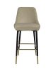 Kayoom Stuhl Barstuhl Moonlight in taupe