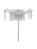 SONGMICS Wäscheständer Bunji in Silbern - (B)139.2 x (H)182 x (T)139.2 cm