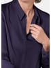 GOLDNER Hemdbluse mit durchgehender Knopfleiste in marine