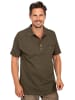 OS-Trachten Poloshirt 428007-2711 in taupe