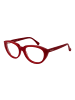 Max Mara Damen Optische Fassungen Katzenauge Rot