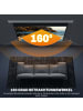 HOMCOM Beamer-Leinwand-293L x 8B x 193H cm-Weiß