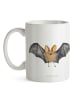 Mr. & Mrs. Panda Teetasse Fledermaus Flügel ohne Spruch in Weiß