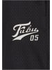 FUBU FUBU Herren FM241-014-2 Fubu Varsity Mesh Shorts in black/creme