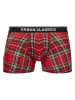 Urban Classics Boxershort in red plaid aop+moose aop+blk