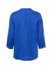 Franco Callegari Leinenbluse in indigo - 0091