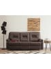 Beliani 3-Sitzer Sofa BERGEN in Braun - (W) 204 x (H) 101 x (L) 73 cm