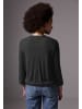 Street One Langarmshirt in anthracite melange