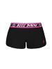 BIDI BADU Tiida Tech 2 In 1 Shorts - neon green/pink in schwarz/pink