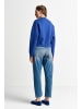 Rich & Royal Barrel Jeans mit Taschen in Denim Blue
