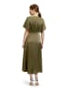 Vera Mont Cocktailkleid mit ausgestelltem Rock in Deep Avocado