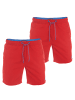 riverso  Short RIVDavid 2er Pack comfort/relaxed in Rot