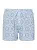 Hanro Boxer Fancy Jersey in blue tile print