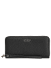 Guess Brenton SLG Large Zip Around - Geldbörse 12cc 20.5 cm (black) in schwarz