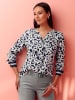 Heine Druck-Bluse in marine-ecru-bedruckt
