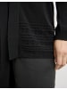 Gerry Weber Offener Cardigan mit Häkel-Details und Bindegürtel in Schwarz