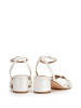 Wittchen Damenschuhe Sandalen Aus Kunstleder Mit Blockabsatz in White