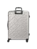 Valentino Bags Mars Carry On - 4-Rollen-Trolley L 76 cm (silber) in silver