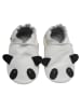 Bemesu Baby Krabbelschuhe aus Leder, weiche Lauflernschuhe mit rutschfester Sohle 