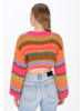 myMo Sweater in pink multicolor