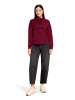 BETTY & CO Sweatshirt mit Stehkragen in Fall Burgundy