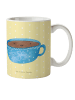 Mr. & Mrs. Panda Kaffeebecher Kaffee Tasse ohne Spruch in Gelb Pastell