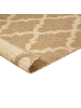 Beliani Geflochtener Teppich MERMER in Beige - (W) 200 x (L) 300 cm
