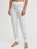 Calida Pyjamahose in star white