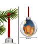 Mr. & Mrs. Panda Weihnachtskugel Sternzeichen Krebs Design ohne ... in Weiß