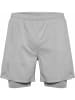 Hummel Short "Fast 2In1 Shorts" in Weiß