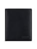 mano Don Andrea Geldbörse RFID Schutz Leder 10 cm schwarz