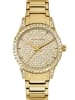 Jacques Lemans Damenuhr Quarz Venice Goldfarben mit Glitzer