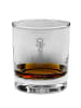 Mr. & Mrs. Panda Tumbler Glas Anker Blau ohne Spruch in Transparent