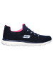 Skechers Sneaker "SUMMITS LEOPARD SPOT" in Marineblau / Pink