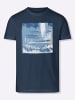 WITT WEIDEN T-Shirt in dunkelblau-bedruckt